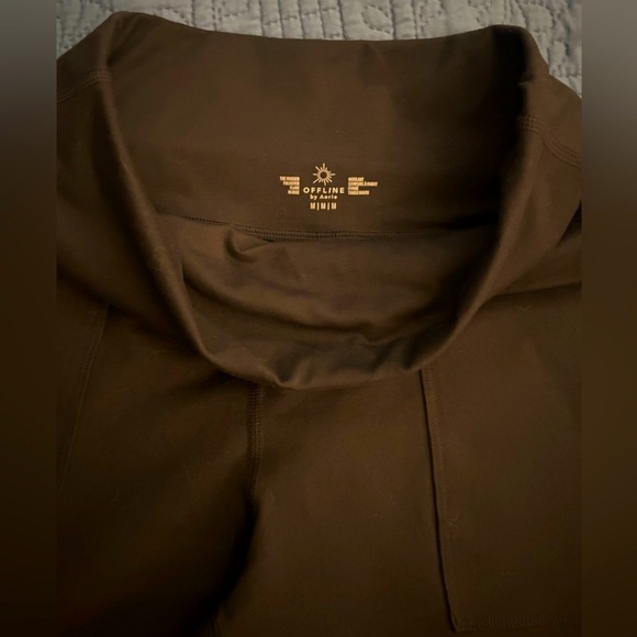 OFFLINE By Aerie The Hugger High Waisted Foldover Flare Legging - Picture 6 of 8